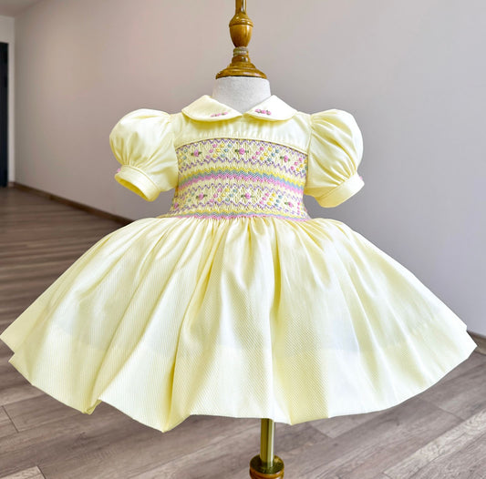 The Primrose Pastel Smocked Dress