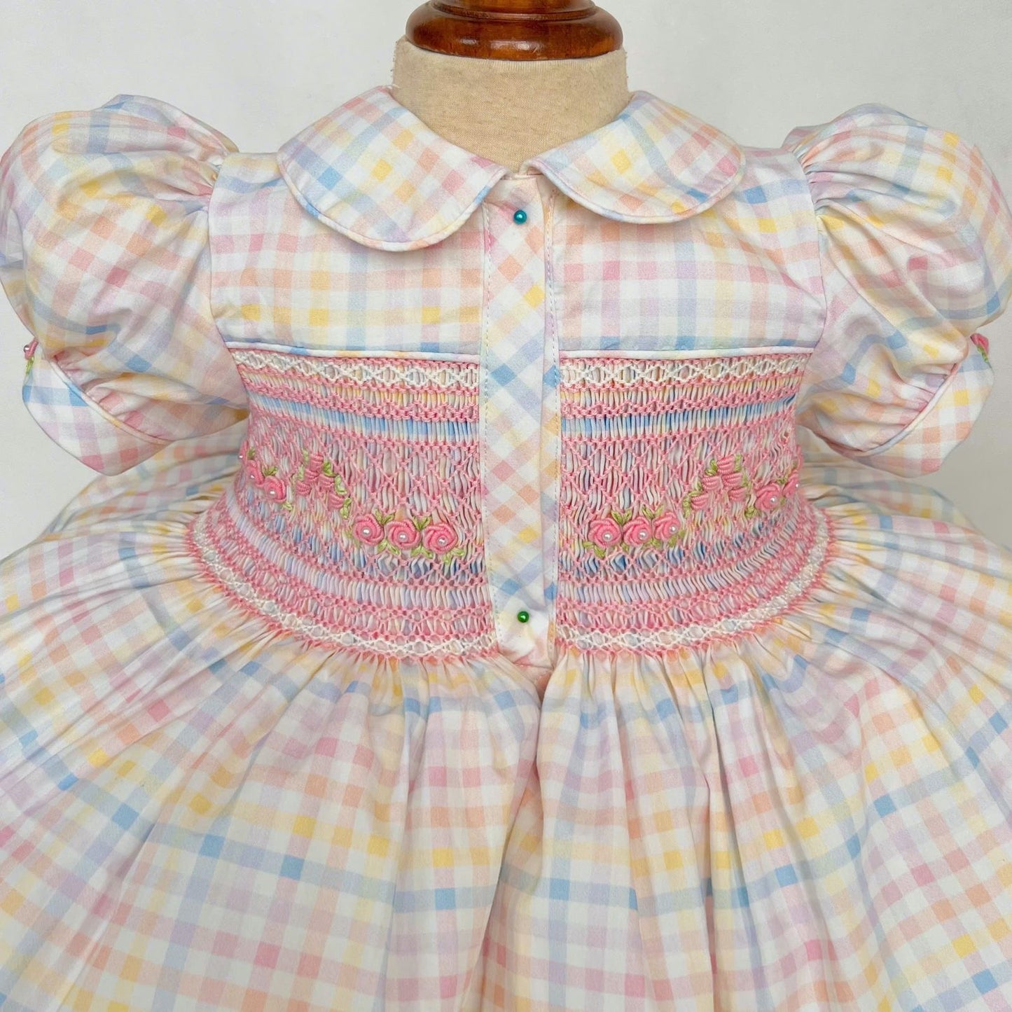 The Rosalie Pastel Smocked Dress