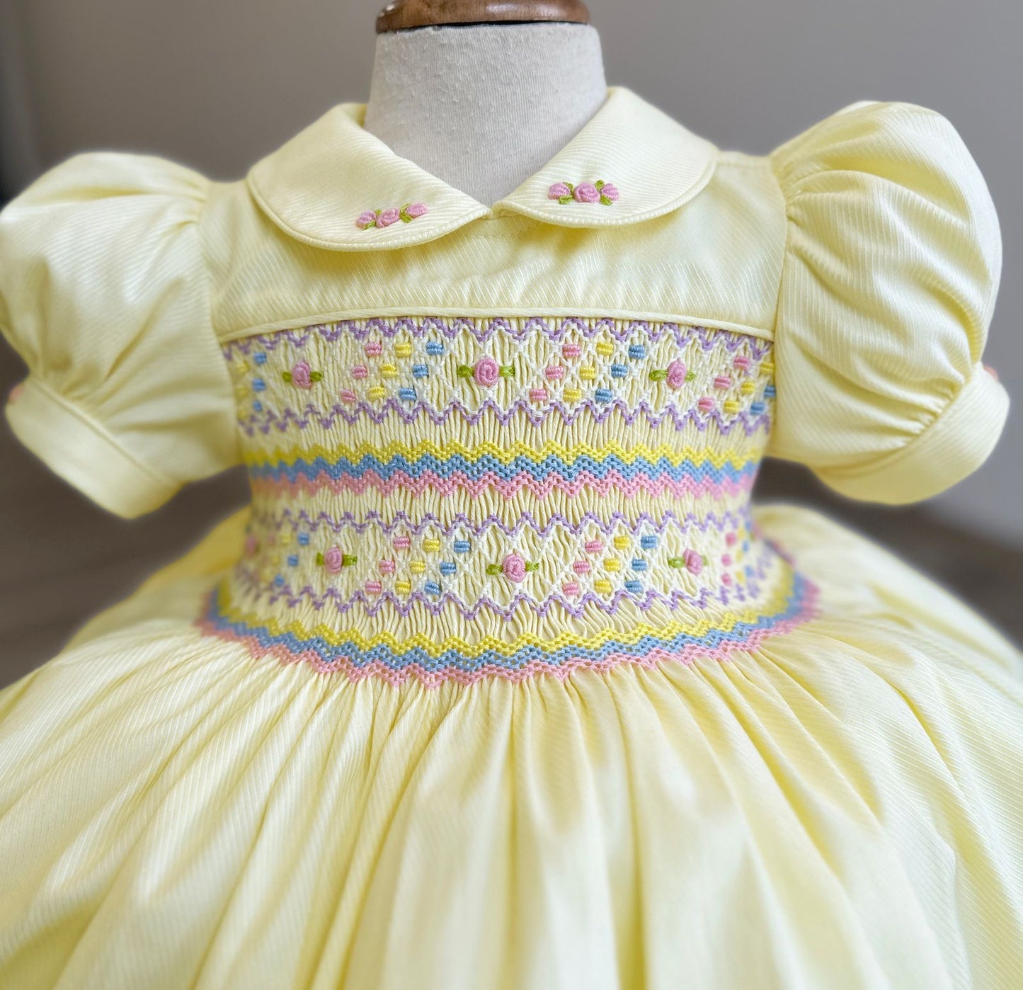 The Primrose Pastel Smocked Dress