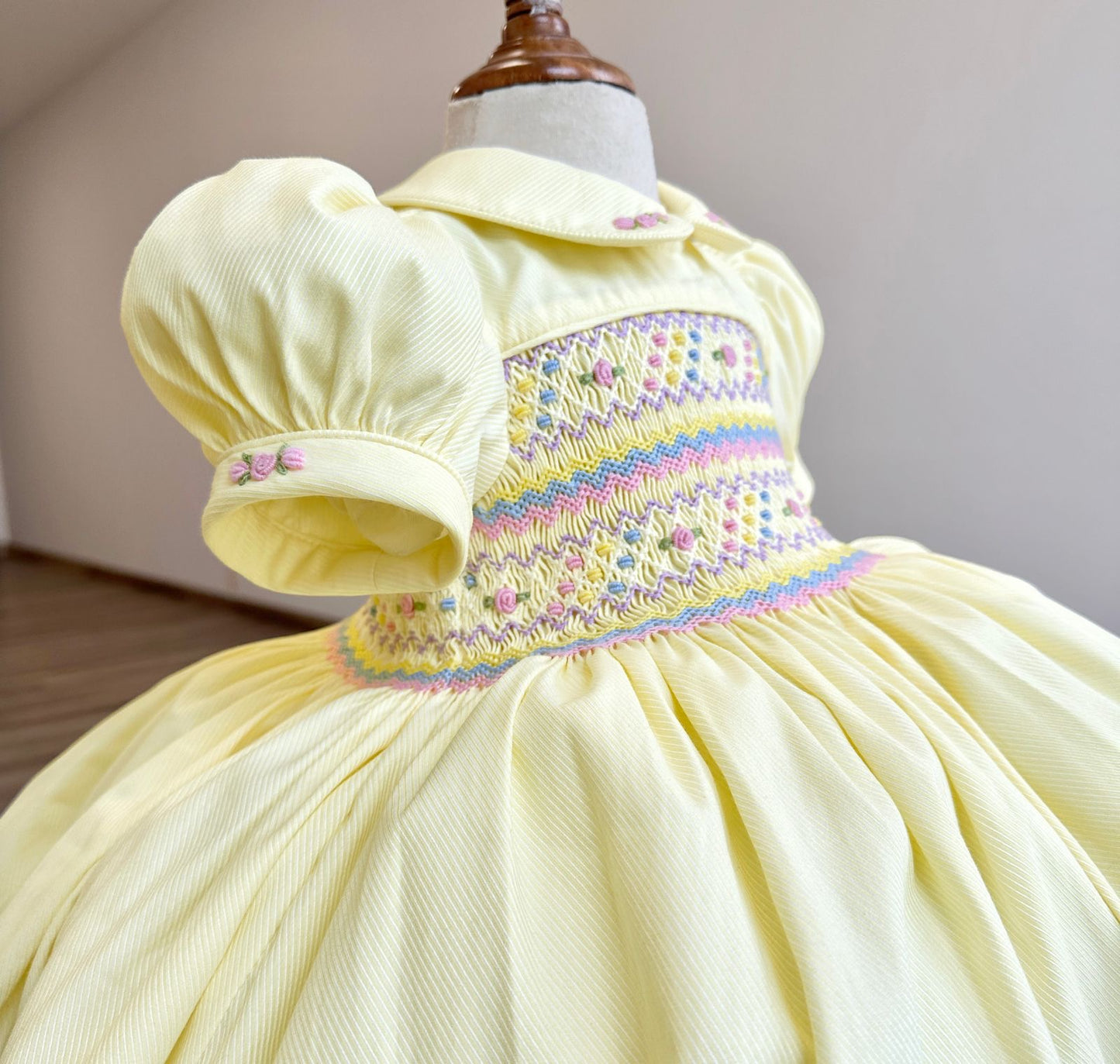 The Primrose Pastel Smocked Dress
