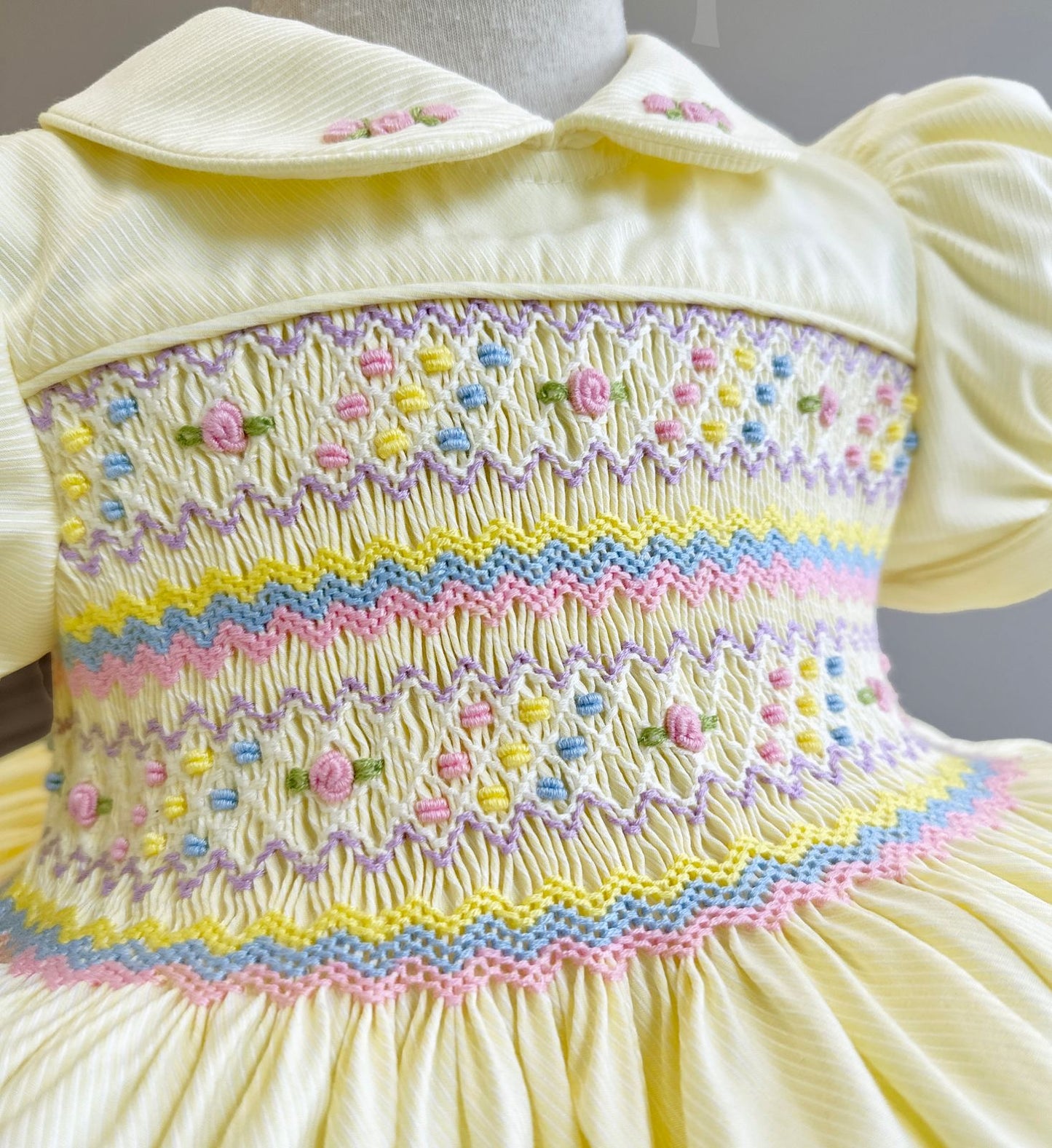 The Primrose Pastel Smocked Dress
